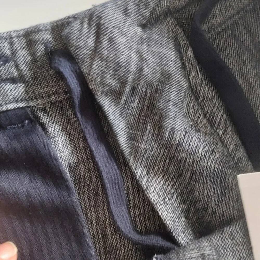 Banana Republic Slim Fit Linen Blend Trousers Pants Blue Mens 34